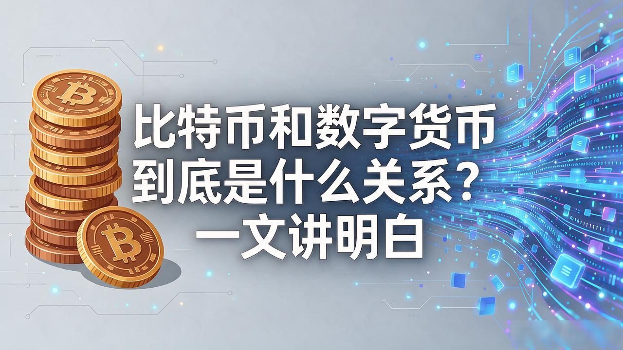 比特币和数字货币到底是什么关系？一文讲明白