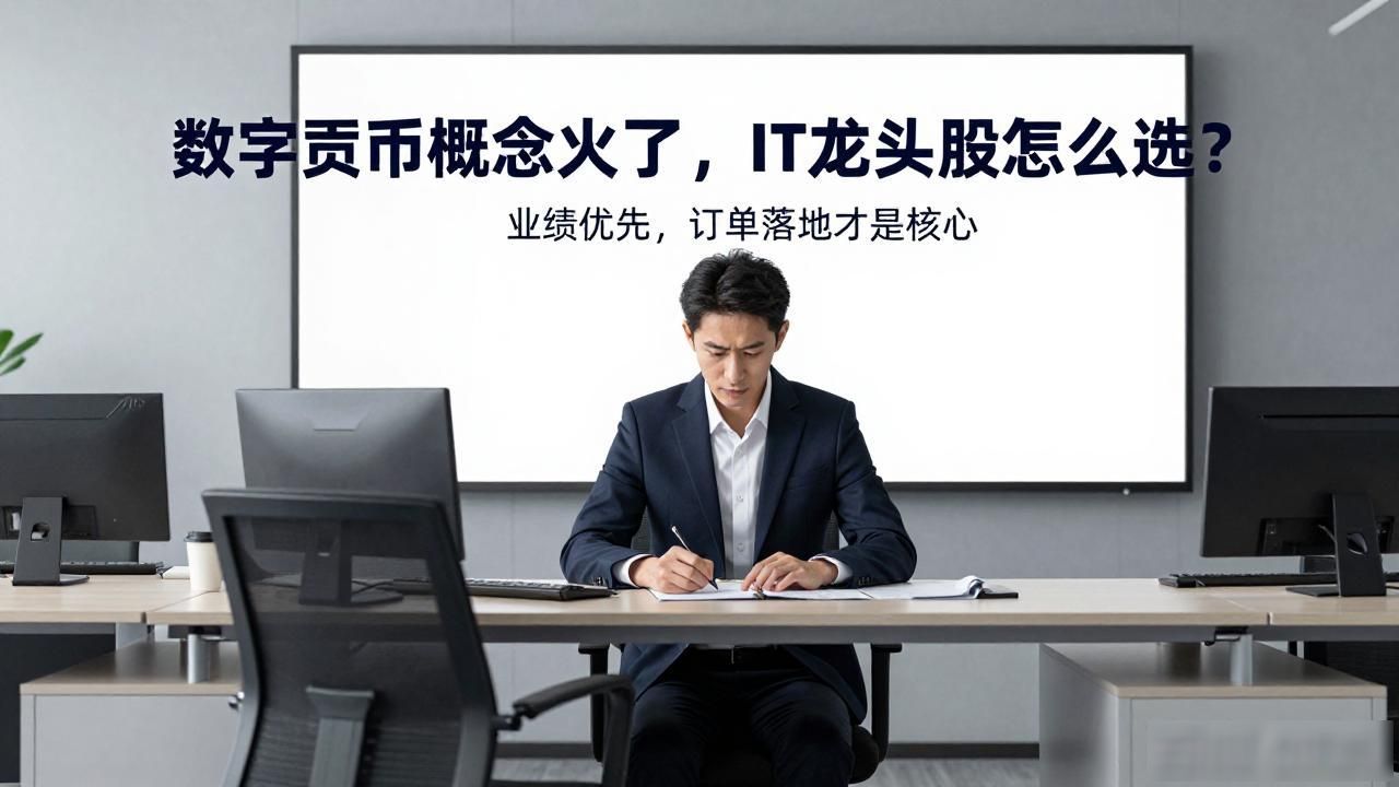 数字货币概念火了，IT龙头股怎么选？