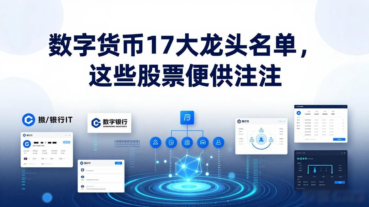 数字货币17大龙头_数字货币产业链_银行IT解决方案提供商_芯片硬件基础设施