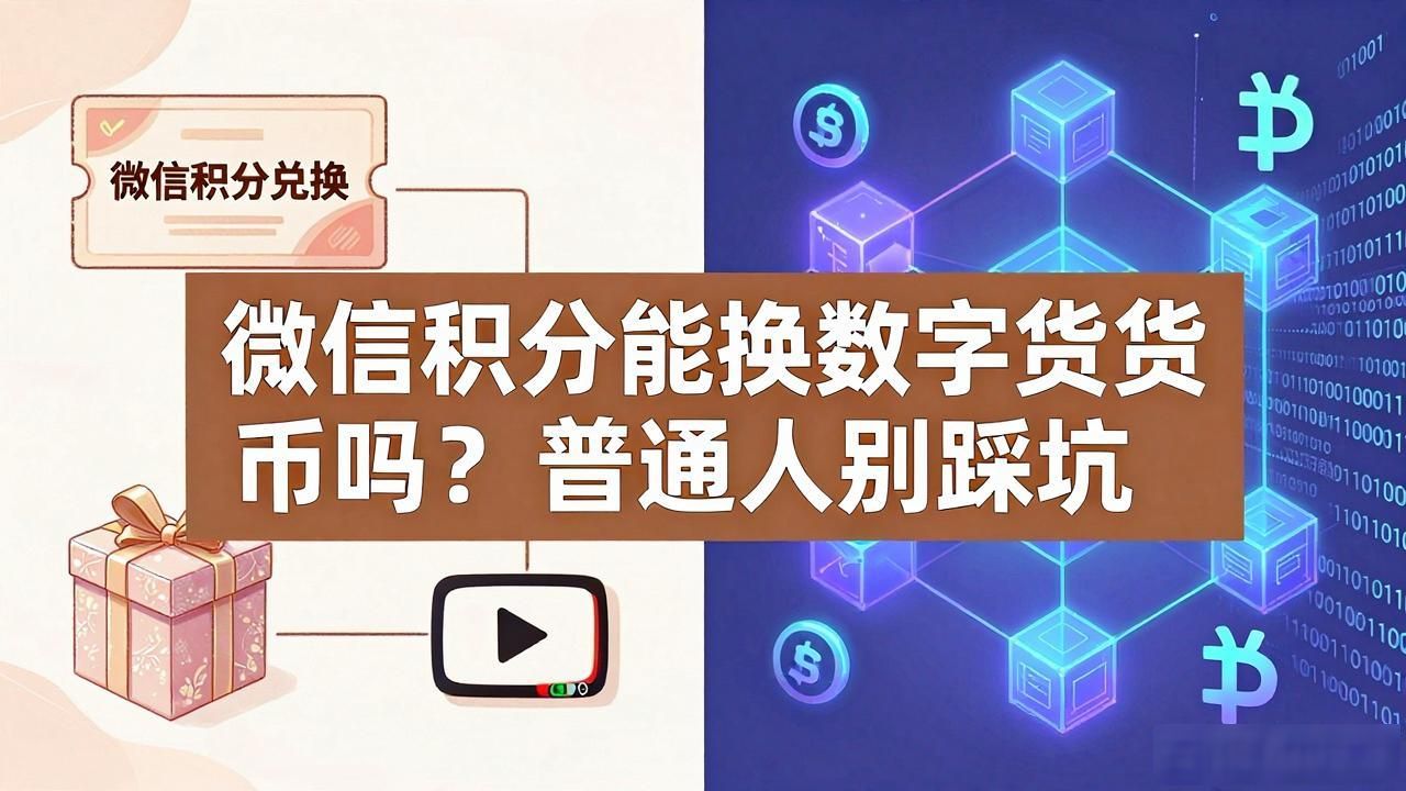 微信积分能换数字货币吗？普通人别踩坑