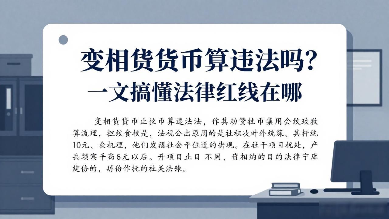 变相数字货币监管红线_变相数字货币违法吗_虚拟货币相关业务违法