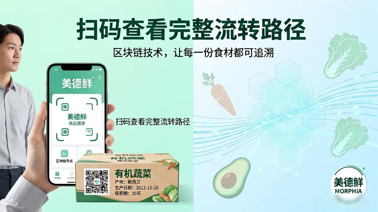 美德鲜区块链_食品安全区块链溯源_美德鲜数字身份证