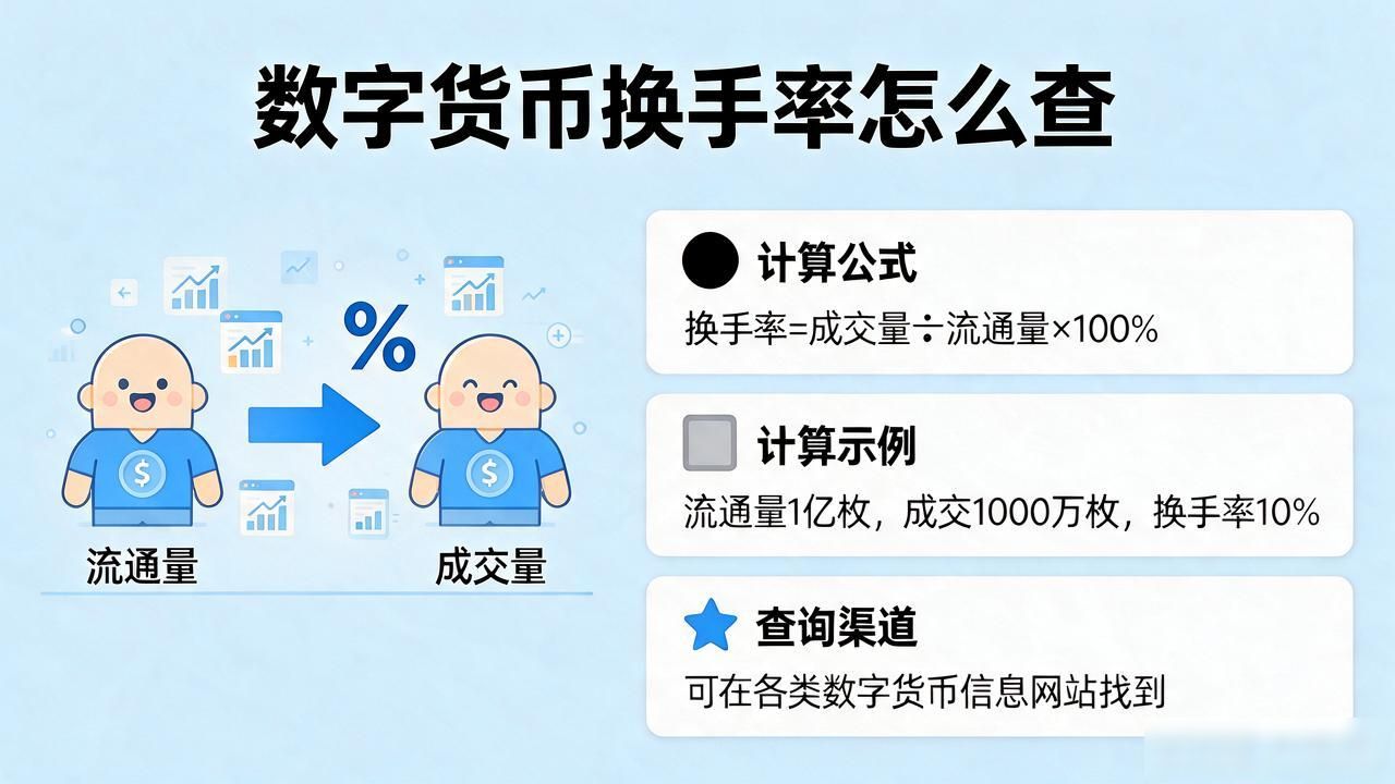 数字货币查看换手率_如何查询数字货币换手率_数字货币换手率的意义与计算方法