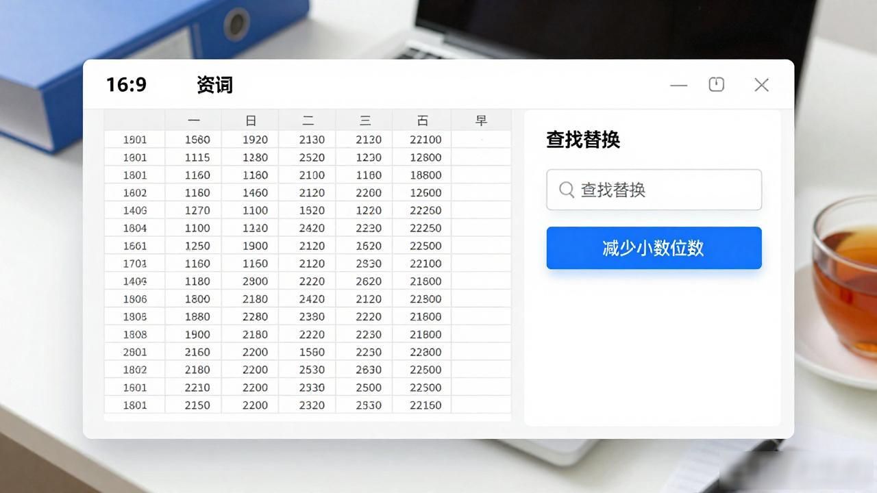 WPS表格货币多零怎么快速处理？