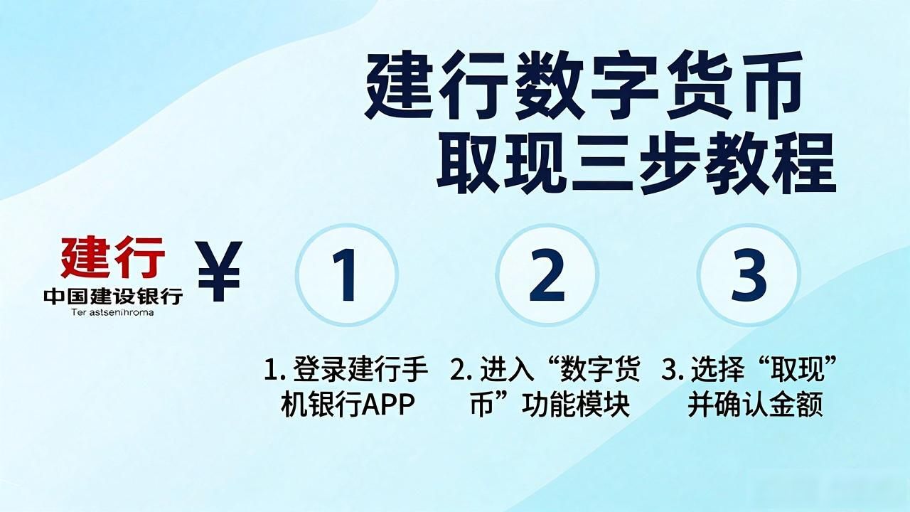 建行数字货币取款_数字人民币提现操作流程_数字人民币建行兑换现金
