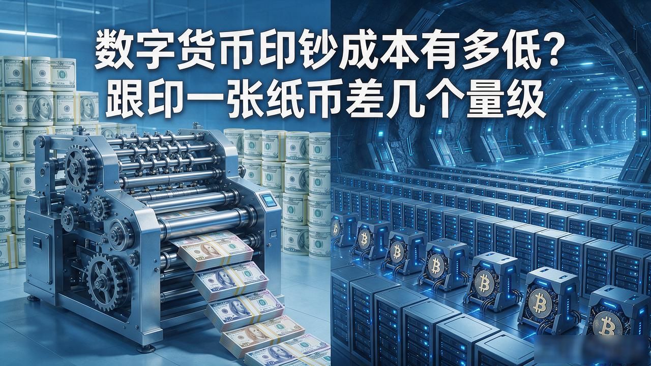 数字货币印钞成本_数字人民币发行边际成本趋近于零_央行数字货币与传统纸币成本结构对比