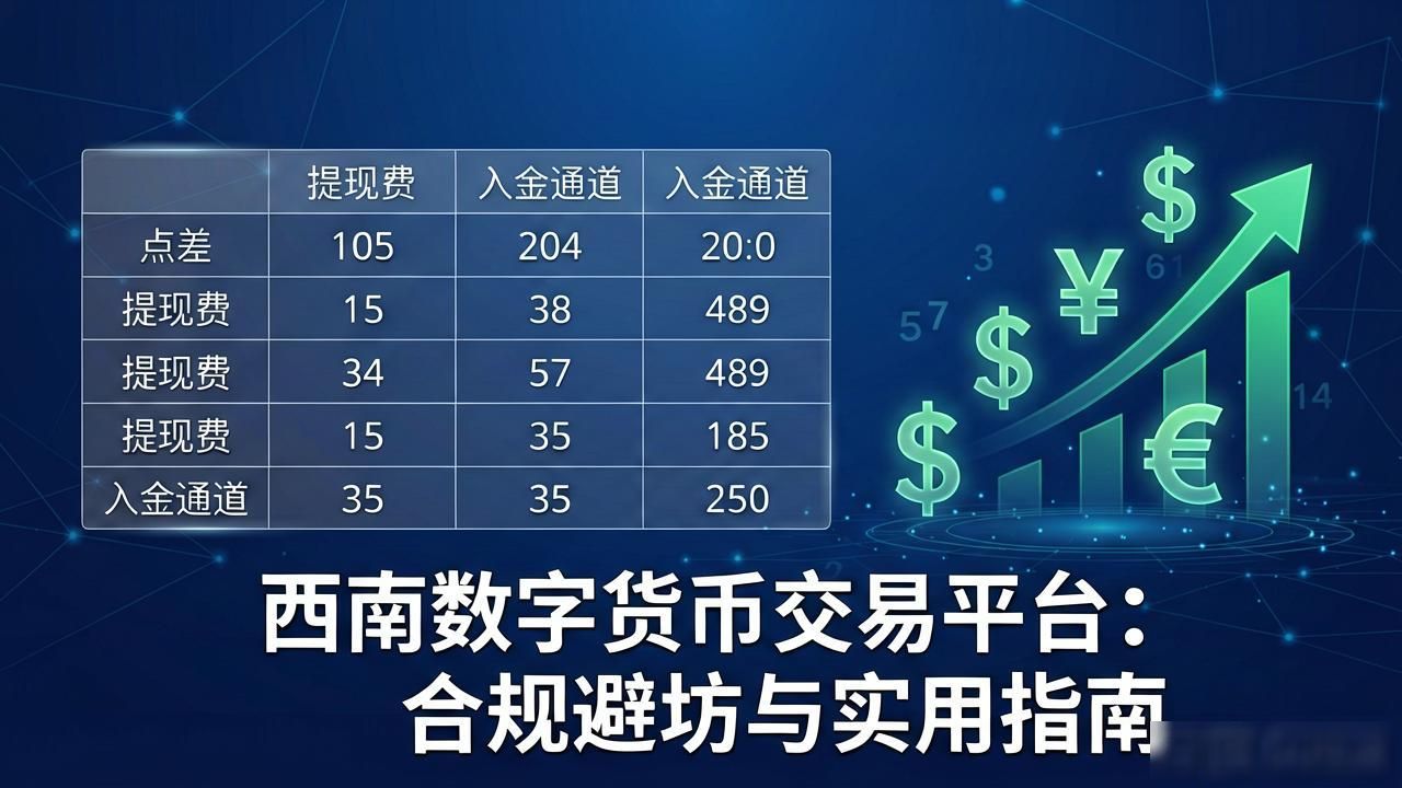 西南数字货币交易平台_西南地区数字资产交易平台选择_西南地区数字资产交易手续费比较