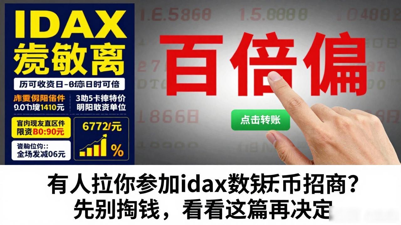 idax数字货币招商_数字货币招商骗局_idax传销模式