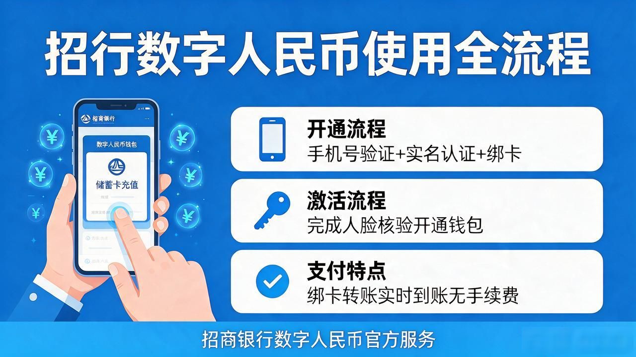 招行数字人民币使用教程_招行数字货币怎么用啊_招行数字人民币充值方法