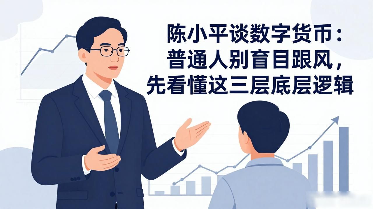 陈小平谈数字货币：普通人别盲目跟风，先看懂这三层底层逻辑