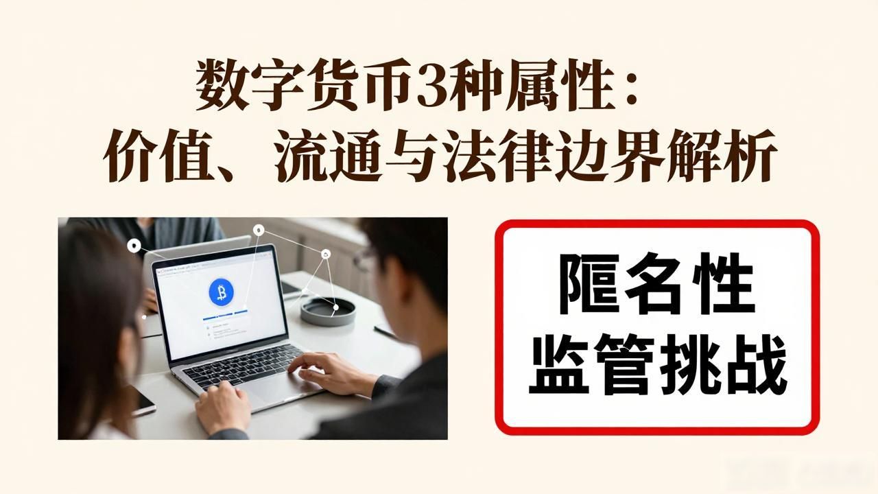 数字货币3种属性：价值、流通与法律边界解析