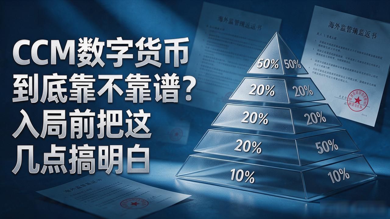 ccm数字货币_CCM商品货币模型 回购销毁代币 传销层级奖励