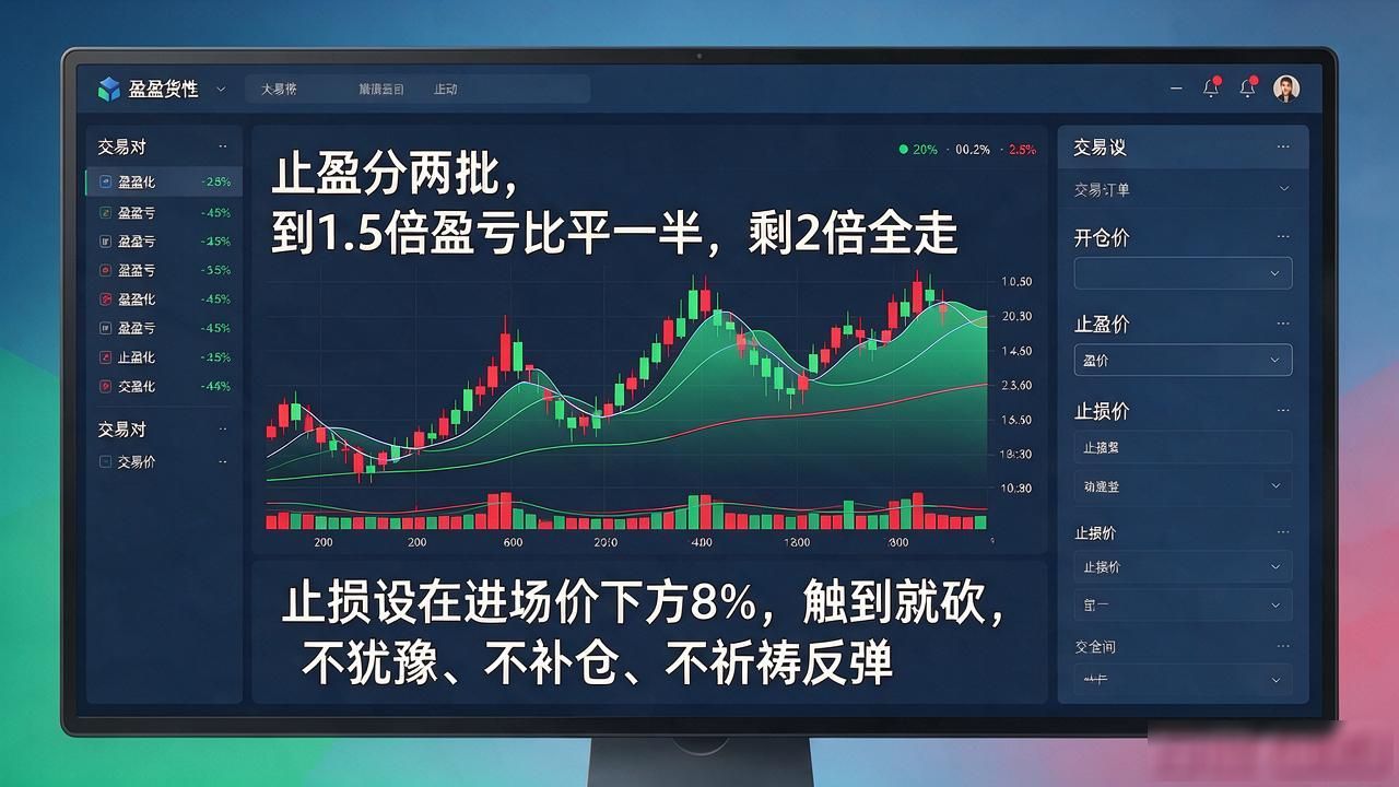 数字货币盈利模板：不靠感觉不靠盯盘，普通人照着4步跑通