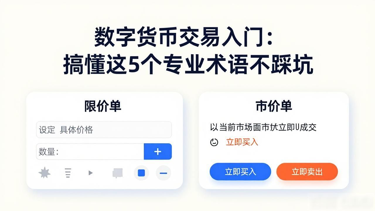 数字货币交易入门：搞懂这5个专业术语不踩坑