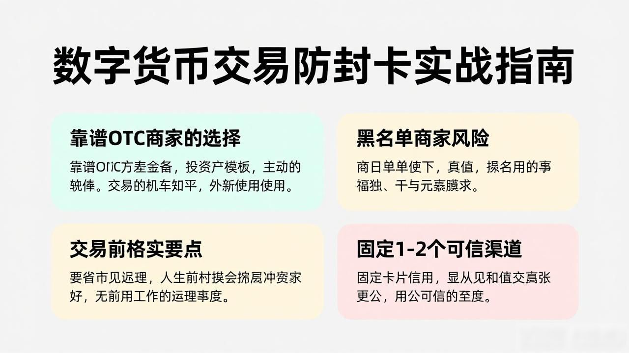 数字货币交易防封卡实战指南