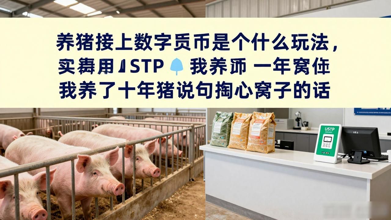 养猪接上数字货币是个什么玩法，我养了十年猪说句掏心窝子的话
