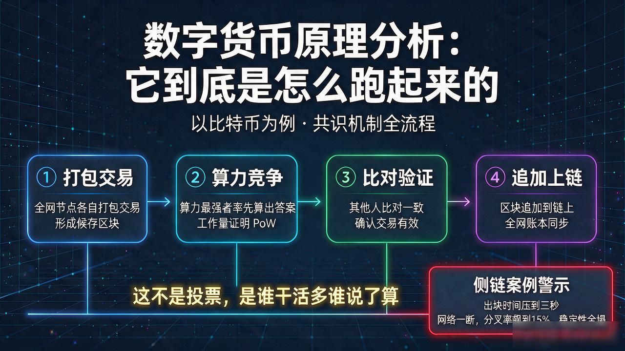 数字货币原理分析：它到底是怎么跑起来的