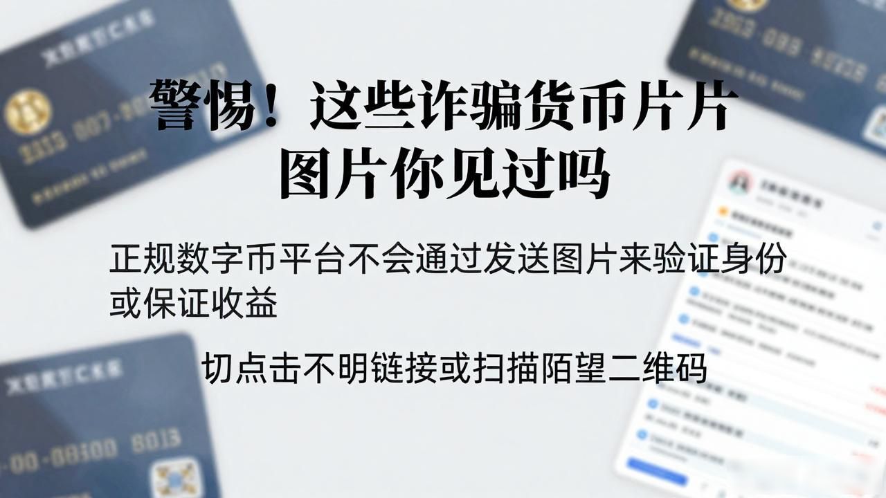 诈骗数字货币卡片图片_数字货币虚假卡片骗局_识别数字货币诈骗卡片