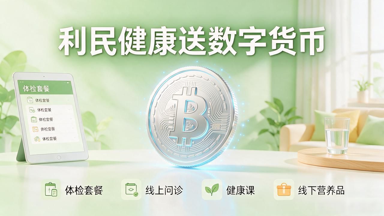 利民健康送数字货币靠谱吗？领取条件和使用范围一次说清