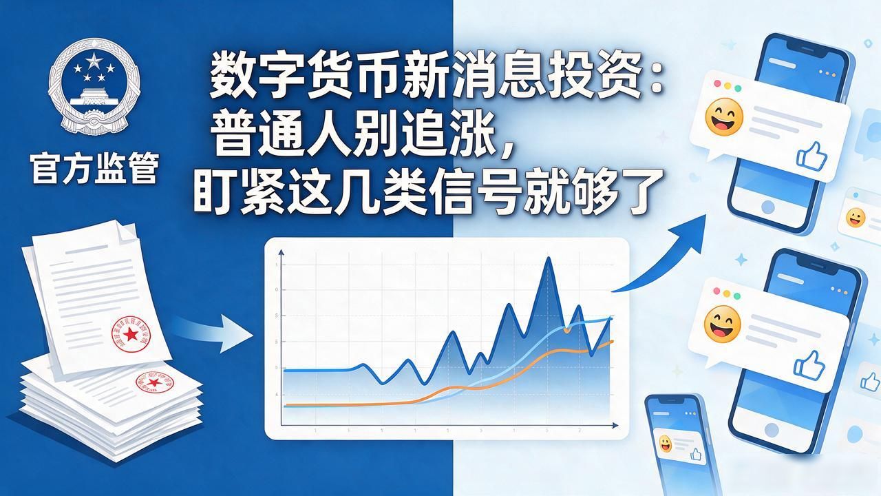 数字货币新消息投资：普通人别追涨，盯紧这几类信号就够了