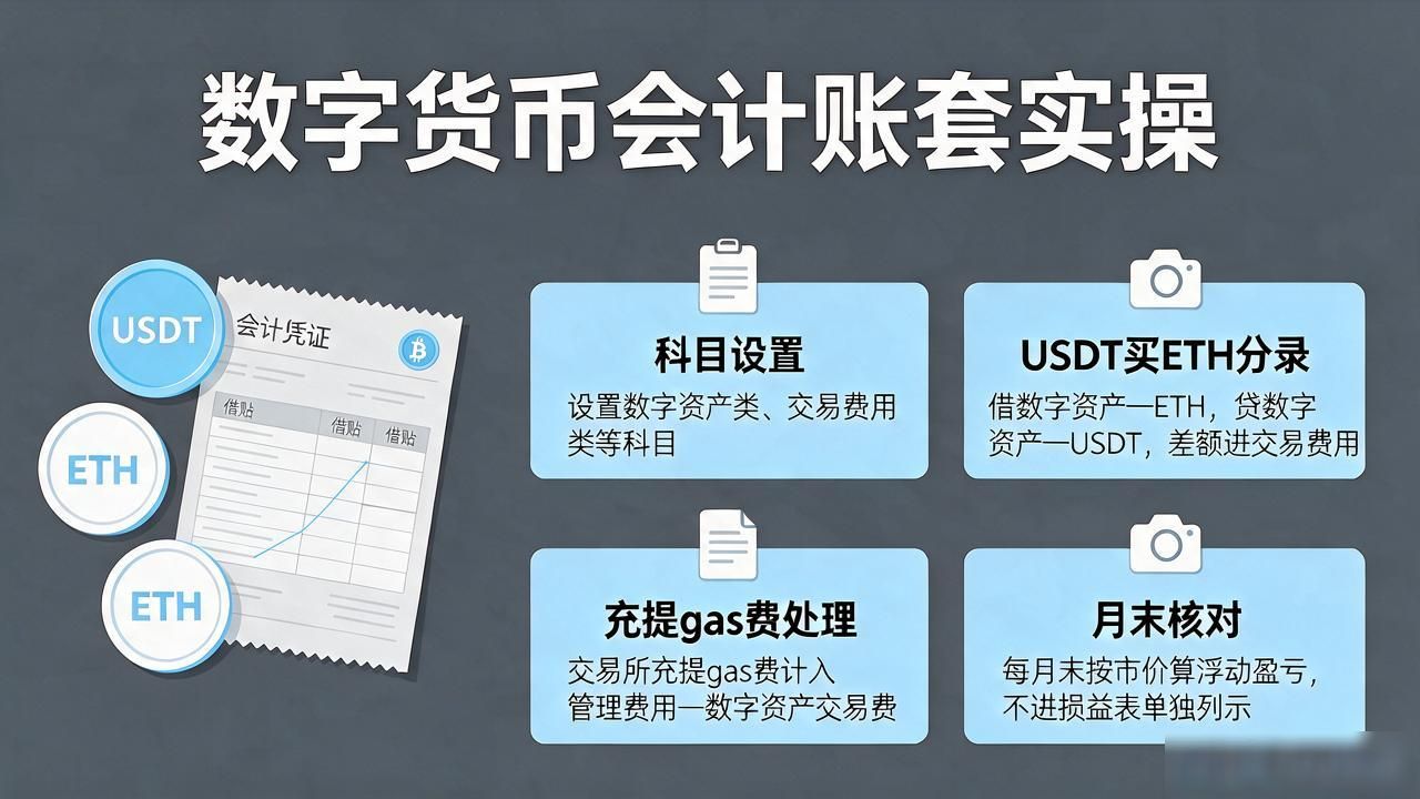 数字货币会计账套_数字货币会计账套设置方法_链上资产借贷平衡分录示例