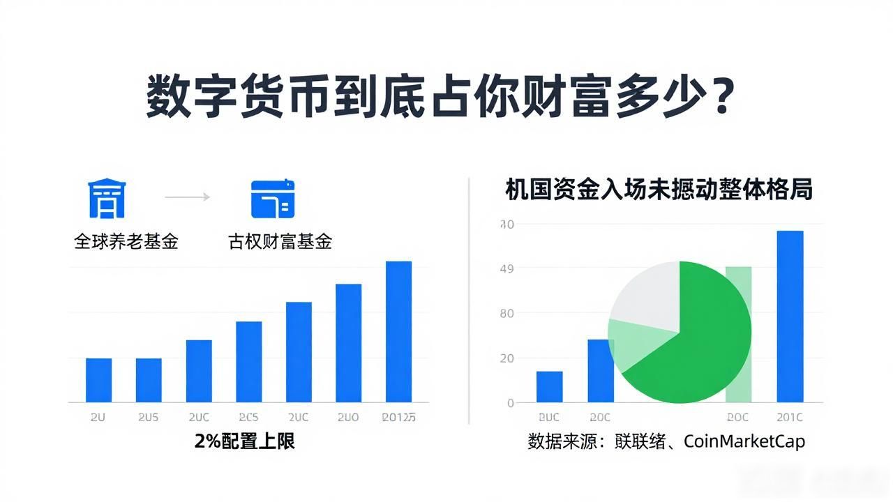 2026年全球家庭资产配置中数字货币占比_数字货币的财富占比_加密货币波动性对比传统风险资产的影响