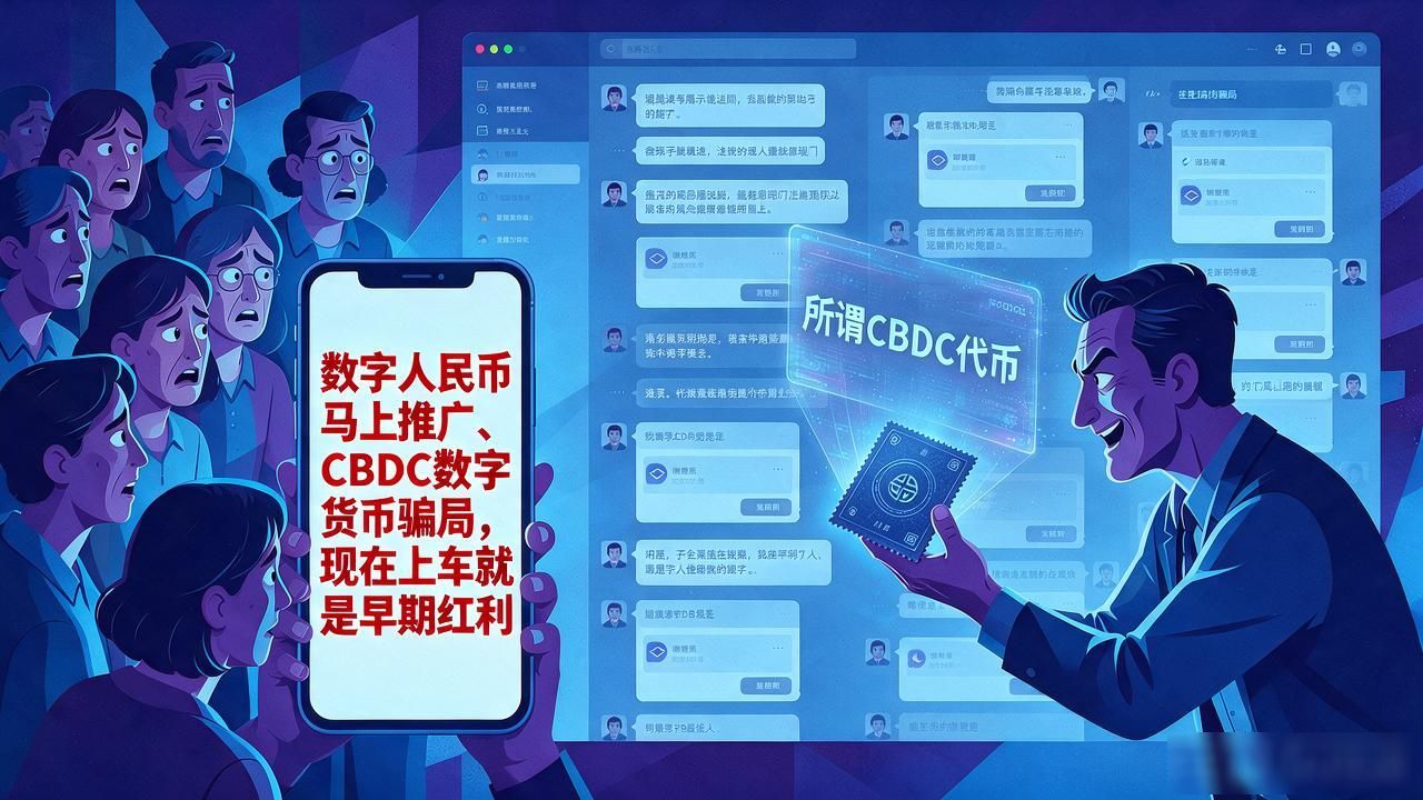 冒名诈骗央行数字货币_CBDC诈骗_cbdc数字货币骗局
