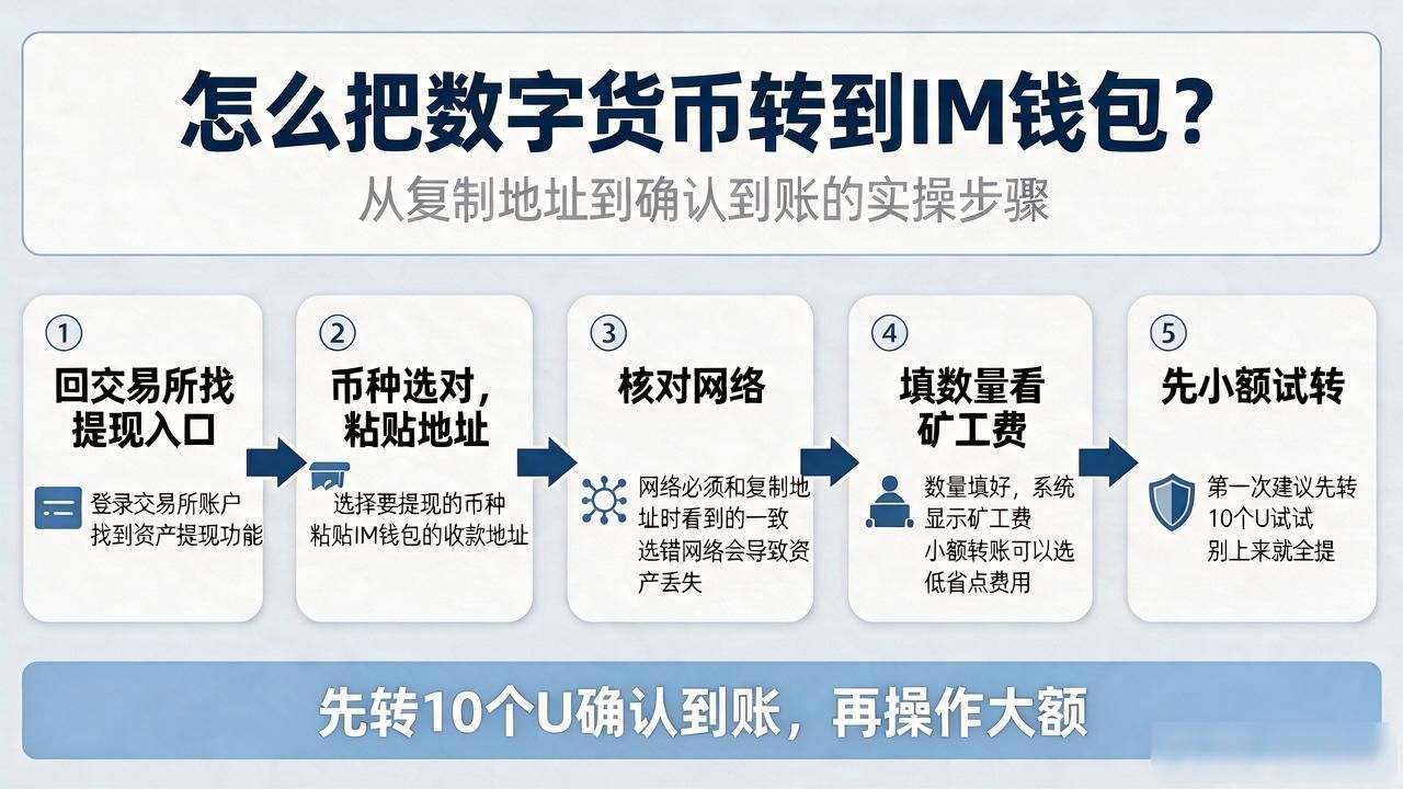 IM钱包充值地址链选择注意事项_怎么把数字货币转到im钱包_USDT从交易所转IM钱包教程