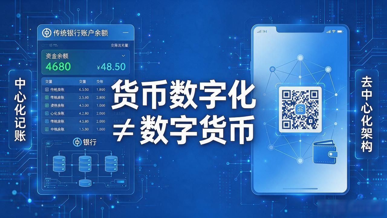 货币数字化≠数字货币，搞清区别你的钱包才算没白用