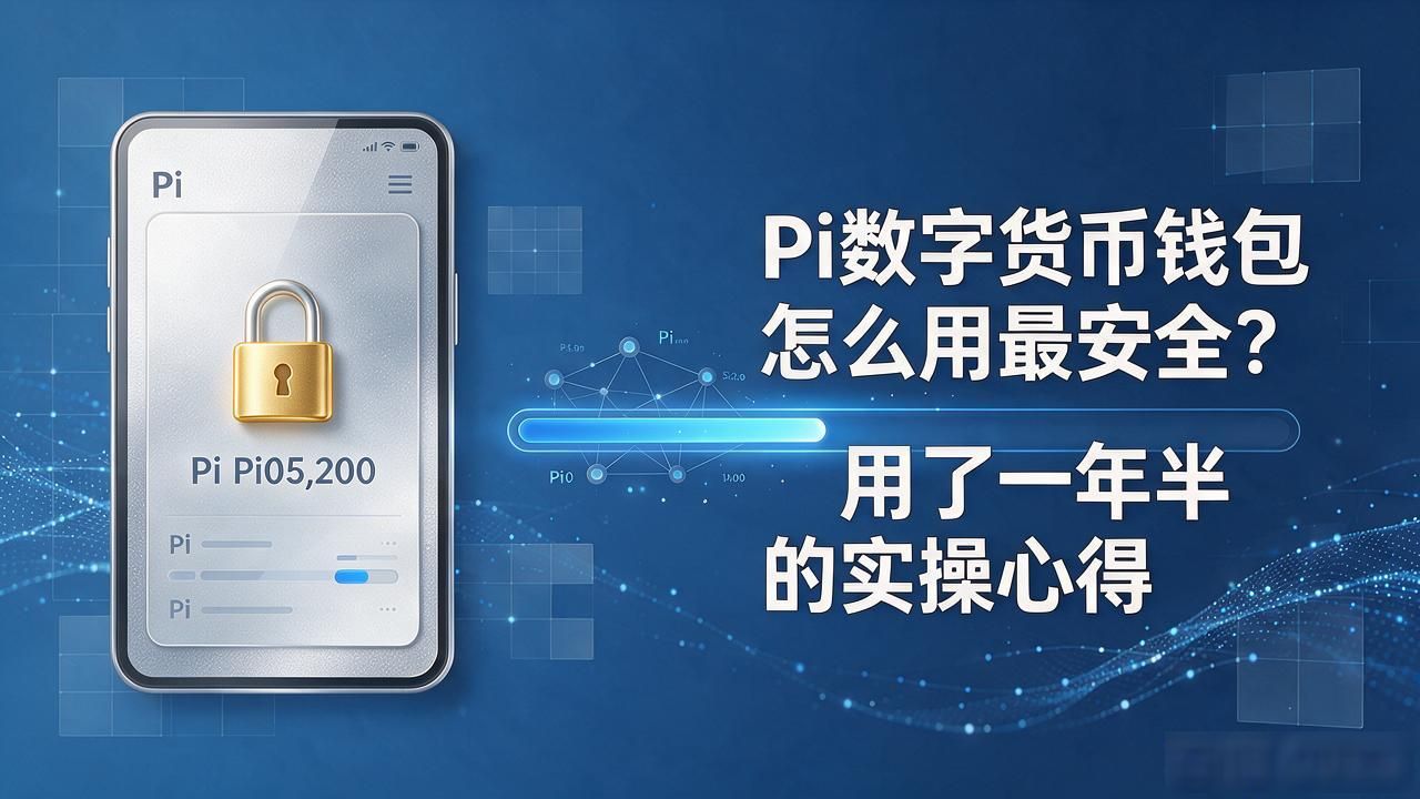 pi数字货币钱包怎么用最安全？用了一年半的实操心得