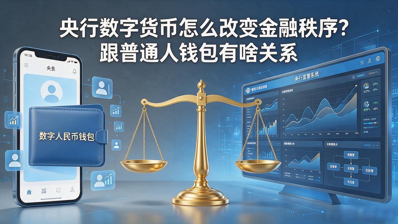 央行数字货币怎么改变金融秩序？跟普通人钱包有啥关系