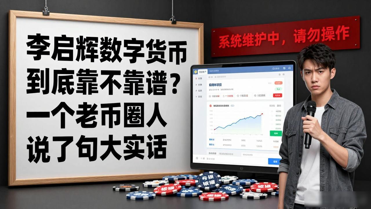 李启辉数字货币到底靠不靠谱？一个老币圈人说了句大实话