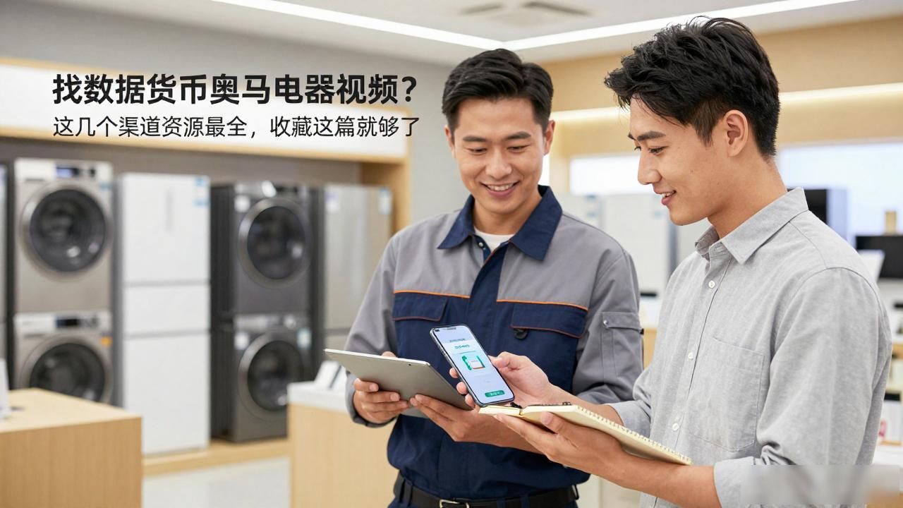 找数字货币奥马电器视频？这几个渠道资源最全，收藏这篇就够了
