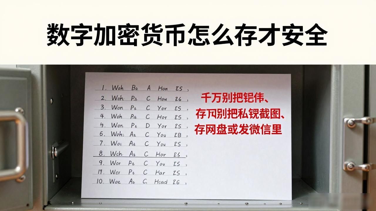 数字加密货币储存方式_数字加密货币私钥保管_数字加密货币如何储存