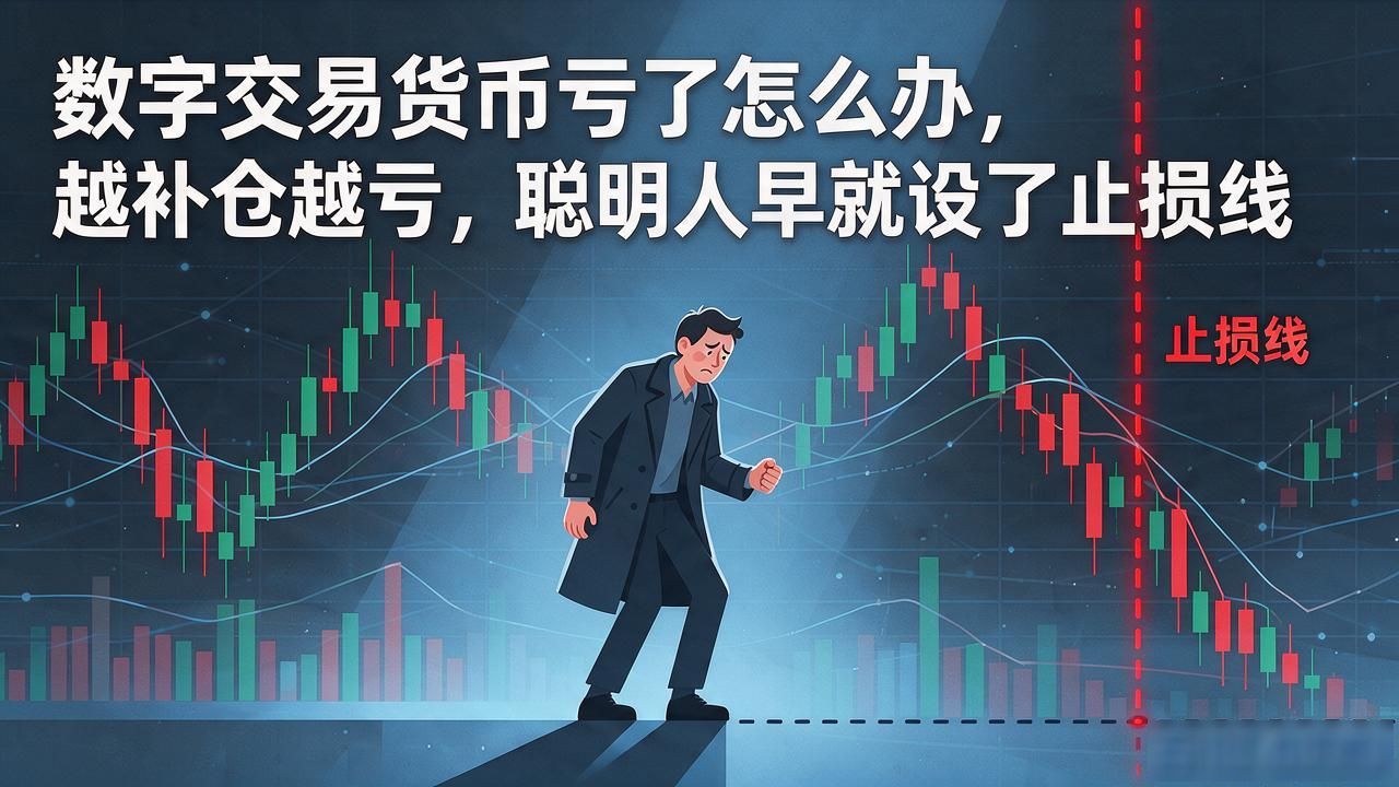 数字交易货币亏了怎么办，越补仓越亏，聪明人早就设了止损线