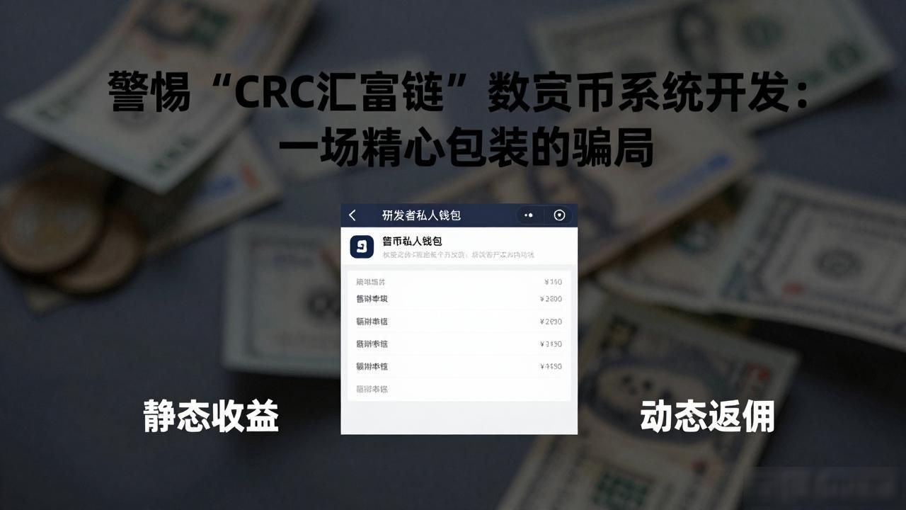 传统资金盘变种区块链骗局_CRC汇富链数字货币系统开发_crc汇富链数字货币系统开发
