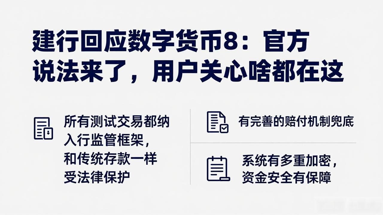 数字人民币8使用方法_建行数字货币8试点测试_建行回应数字货币8