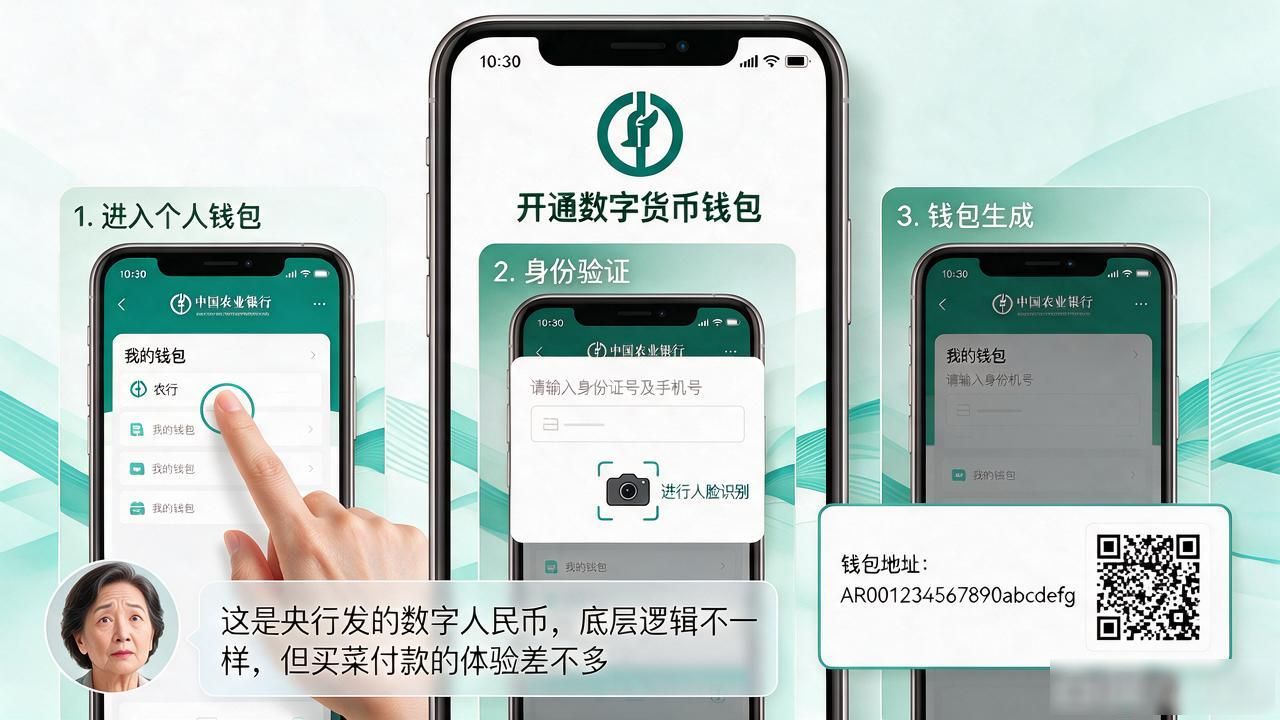 农行App数字人民币开通_数字人民币钱包绑定银行卡_农行数字货币钱包软件app下载