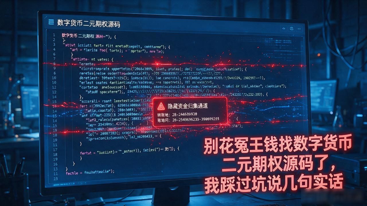 别花冤枉钱找数字货币二元期权源码了，我踩过坑说几句实话