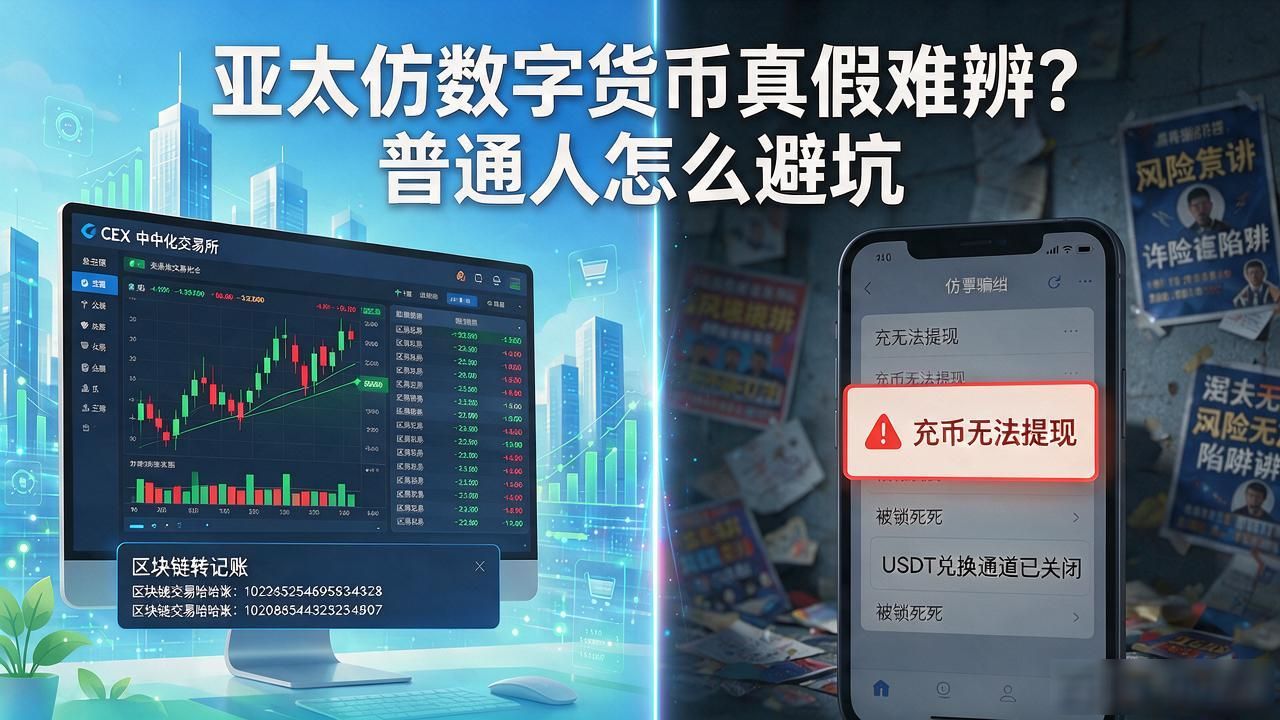 亚太仿数字货币真假难辨？普通人怎么避坑